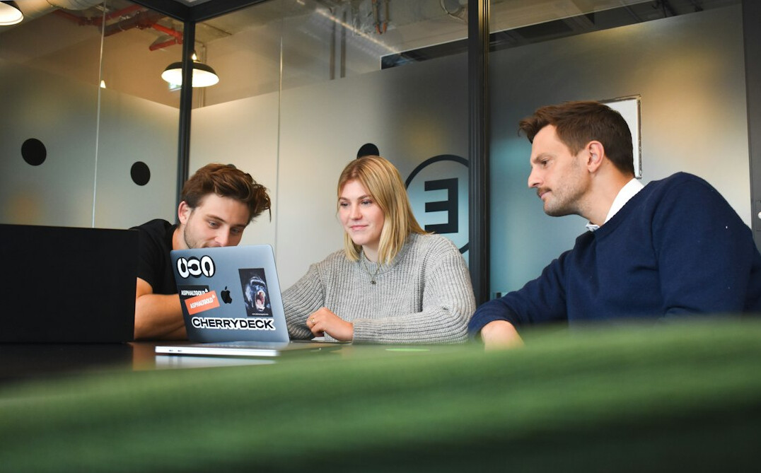 team using digital tools