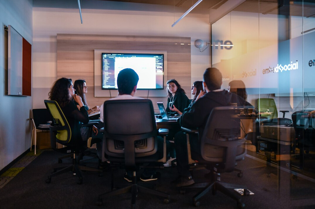 green business meeting