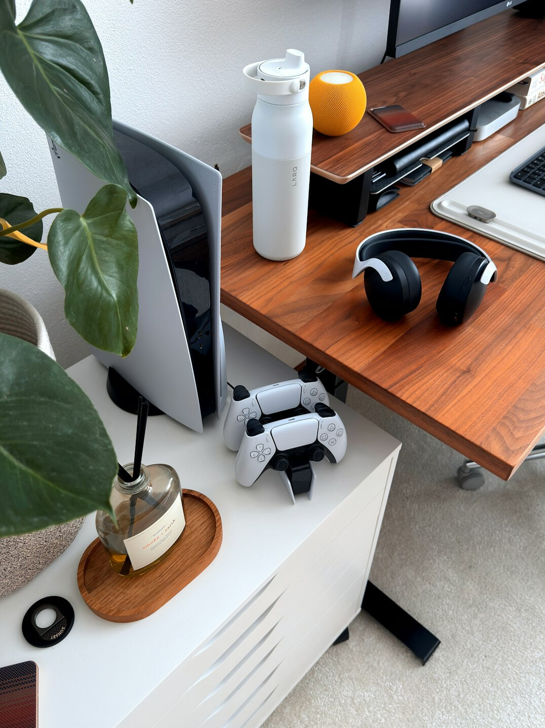 green office setup